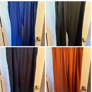 4 Pairs Flowy 2X Pocket Pants